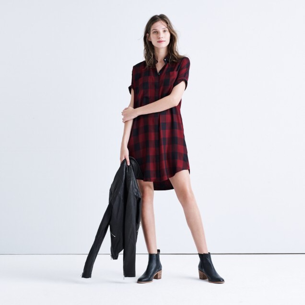 Madewell Buffalo Check Dress